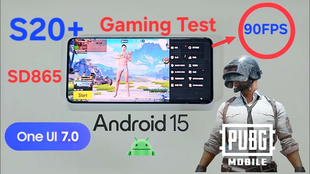 Galaxy S20+ OneUI7 Port[Android15] - PUBG Mobile 120Hz | 90FPS