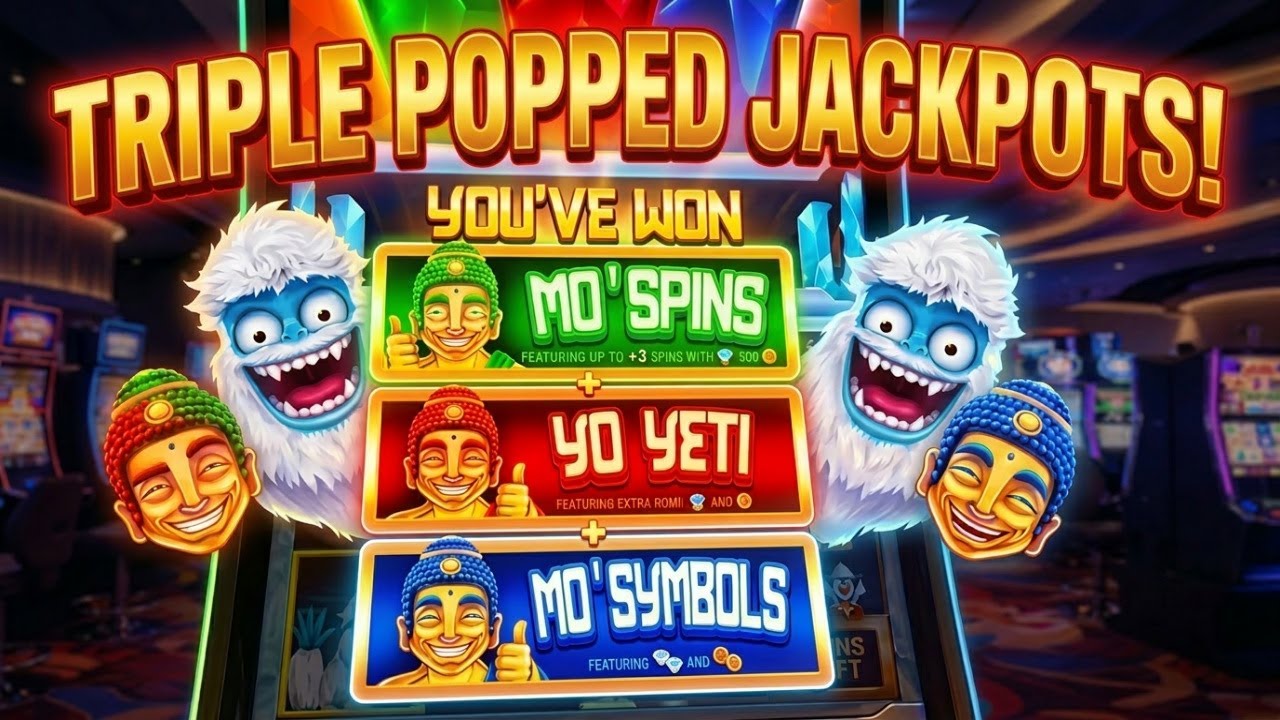 Wow! INSANE TRIPLE POP JACKPOT on Spooky Link PAYS OFF HUGE! #slots #casino #jackpot #spookylink
