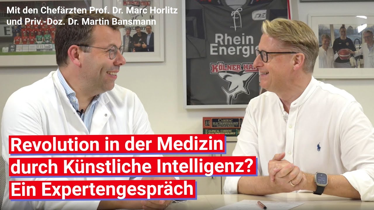 Revolution in der Medizin durch KI? | Prof. Dr. Marc Horlitz und Priv.-Doz. Dr. Martin Bansmann 🎯❤