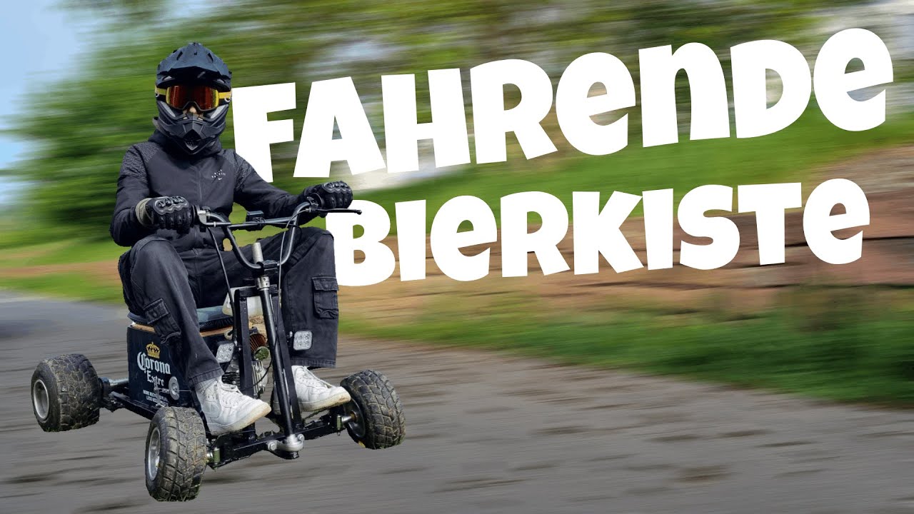 FAHRENDE BIERKISTE Selber Bauen! Tutorial (75km/h)
