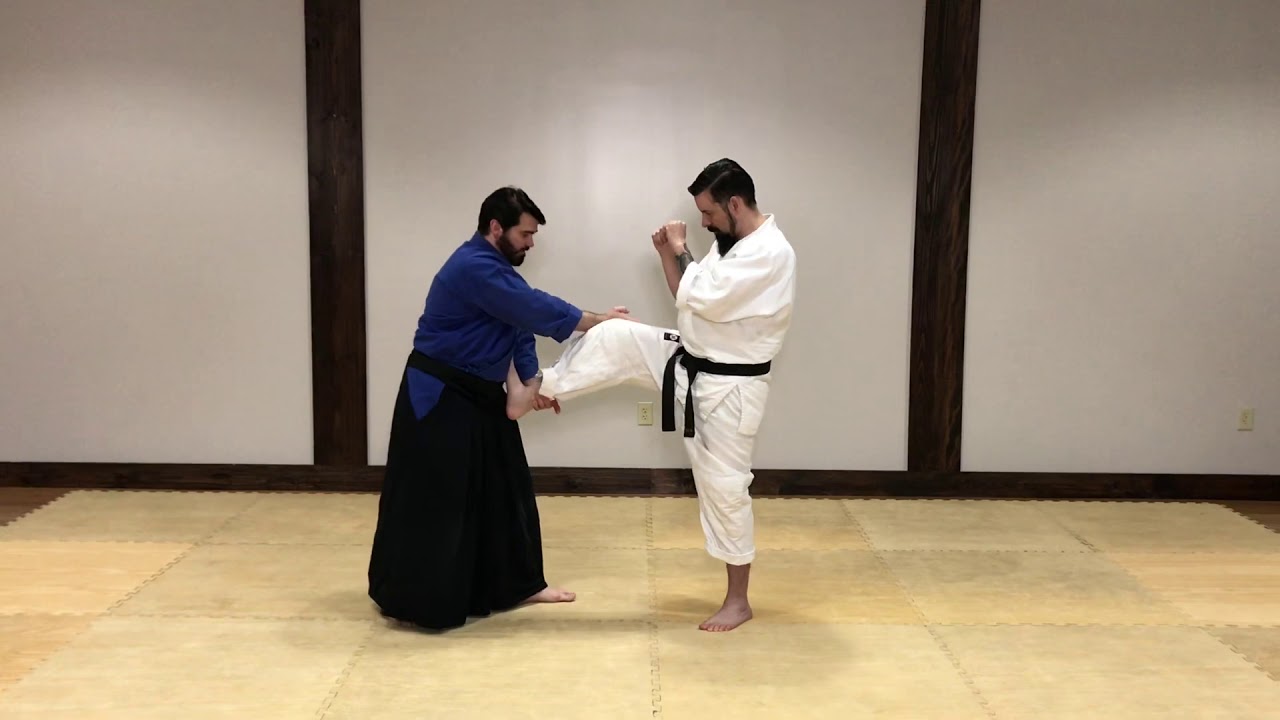 Defending Front Kicks using Aikido