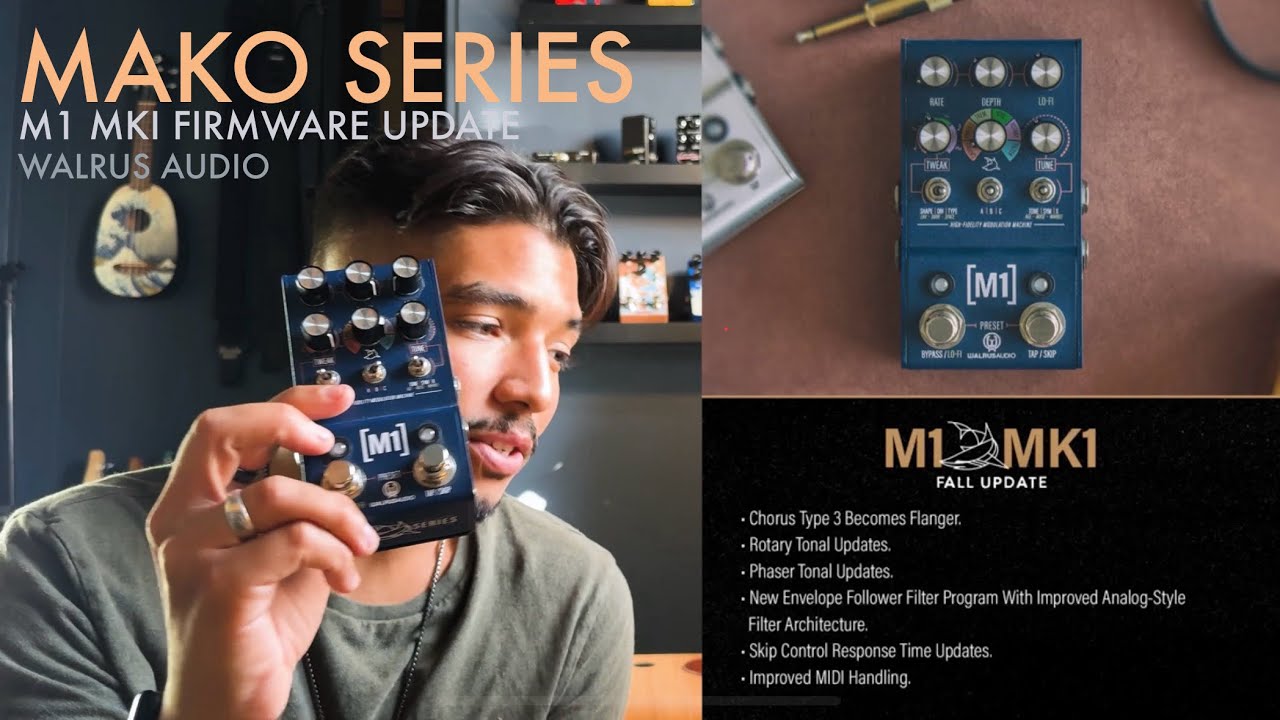 ОБНОВЛЕНИЕ СЕРИИ MAKO: Walrus Audio M1 Modulation FLANGER, ФИЛЬТР ОГИБАЮЩЕЙ И МНОГОЕ ДРУГОЕ