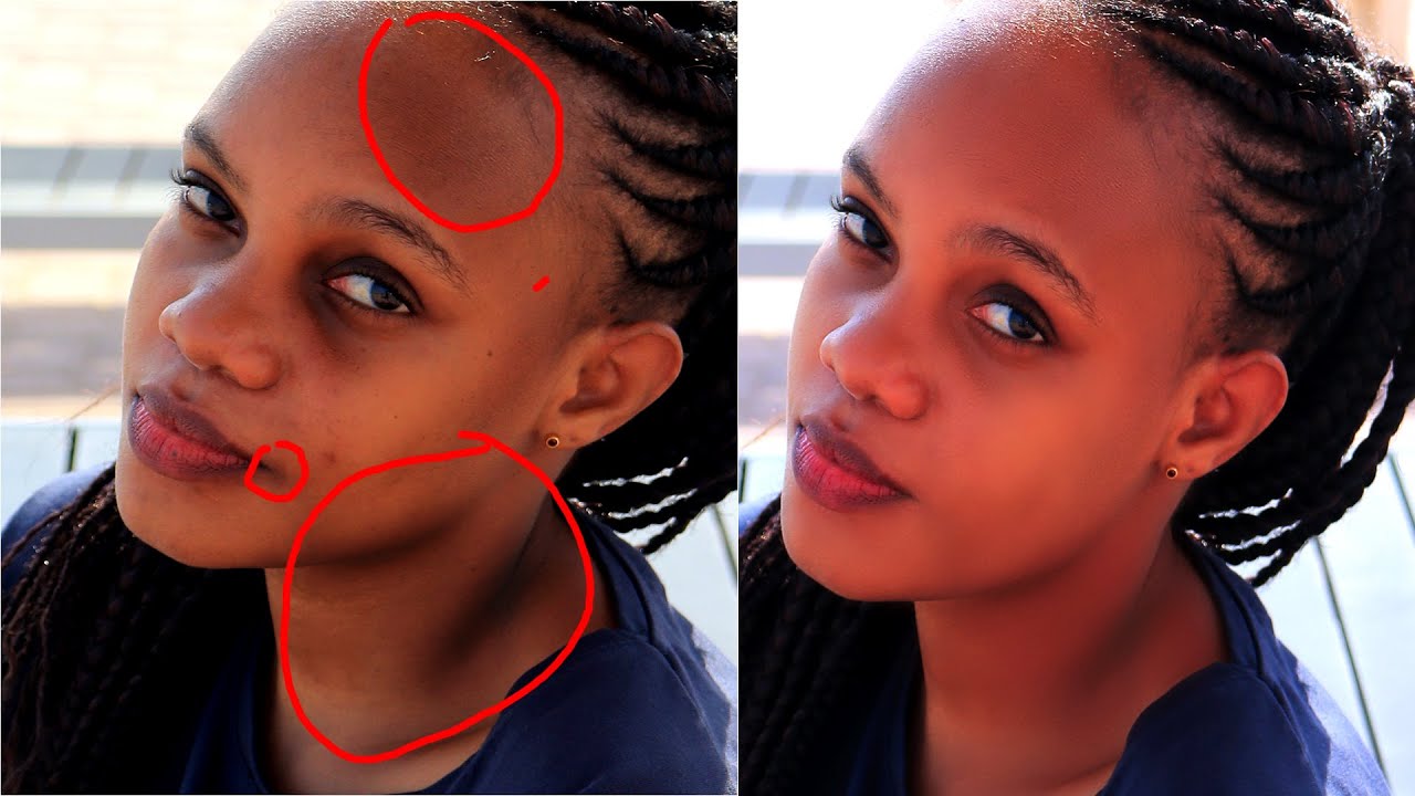 How to easily MATCH  SKIN TONES in photoshop in no time!
