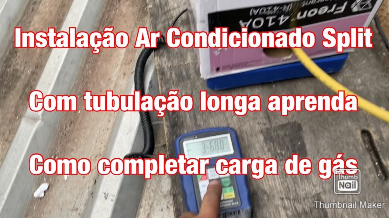 Instalação Ar condicionado Split com Tubulação Longa Aprenda Como Completar a Carga de Gás