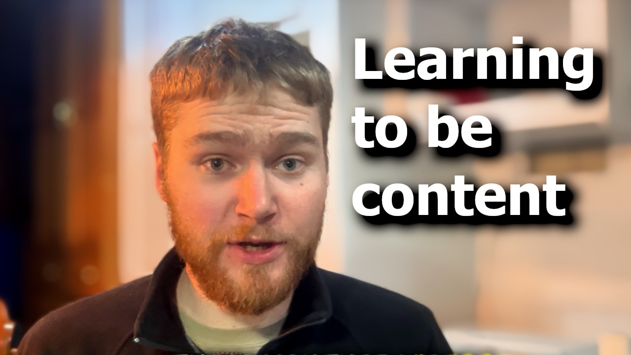 Learning to be content while your single