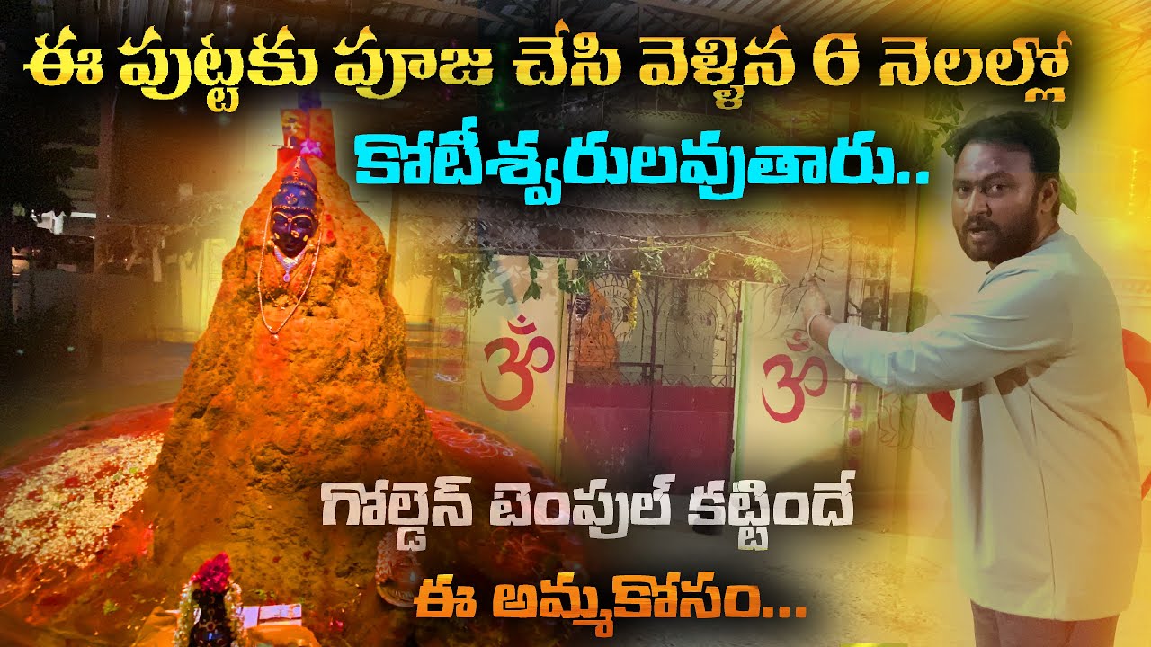 నన్ను నమ్మి ఈ వీడియో చూడండి : ఈ పుట్ట మామూలు పుట్ట కాదు అద్భుతం ! | Sri Puram Golden Temple Putta