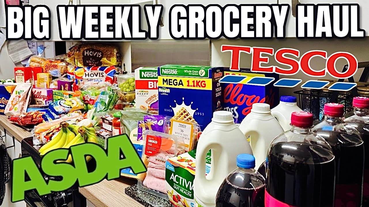 BIG WEEKLY ASDA & TESCO GROCERY HAUL | Family of 14