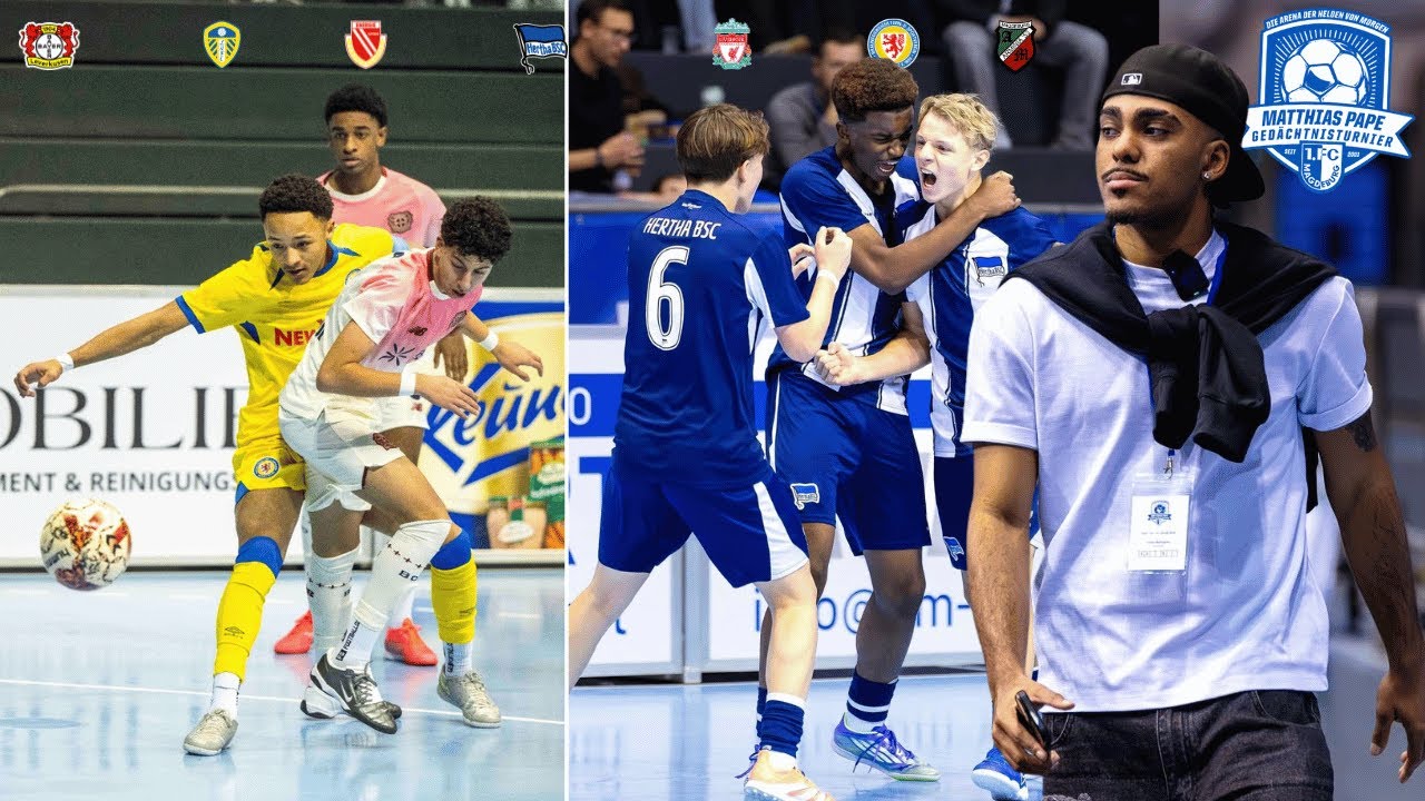 U15 HALLENTURNIER PAPE CUP ESKALIERT! 🤯 🔥Liverpool, Hertha & Wolfsburg in einer HALLE - #Papecup