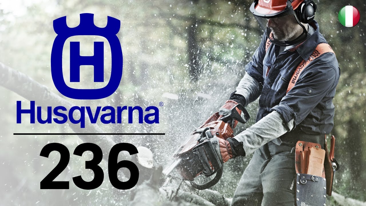 MOTOSEGA HUSQVARNA 236 - UNBOXING ITALIANO