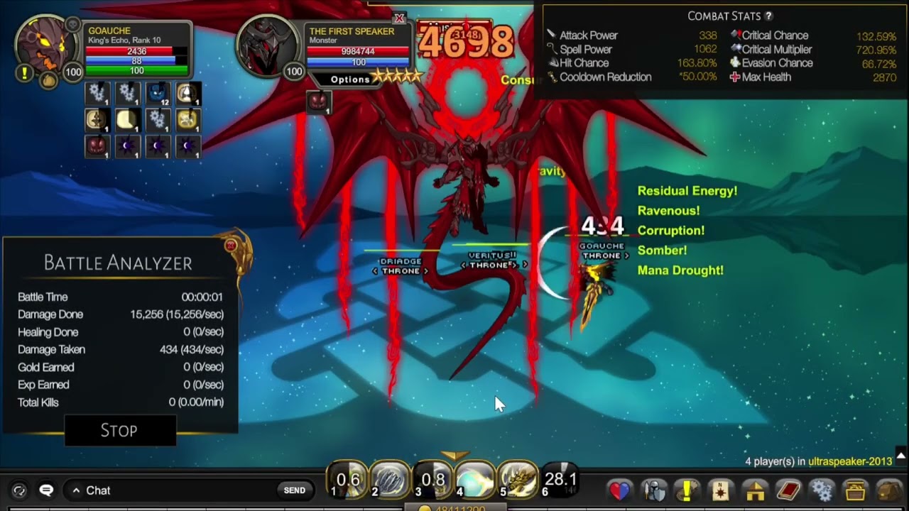 AQW King's Echo vs Ultra Speaker
