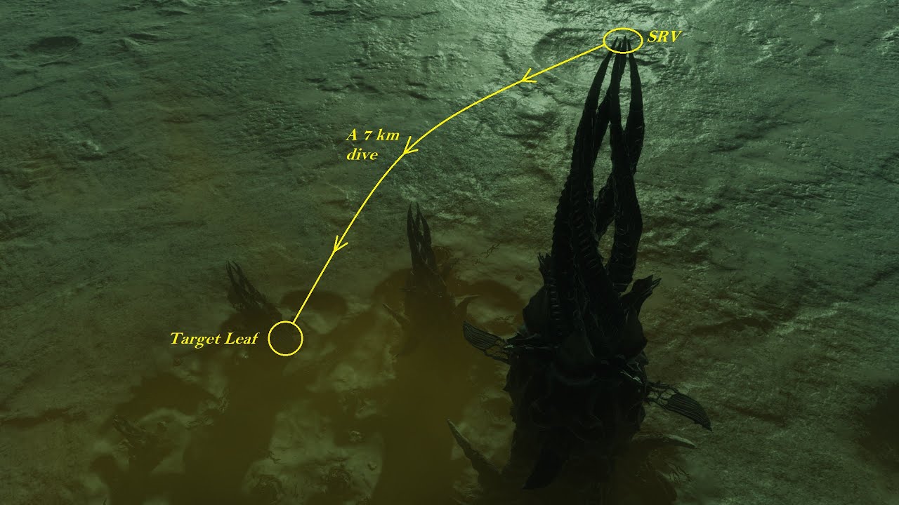 The epic srv swan dive - from Spire top to Leaf!