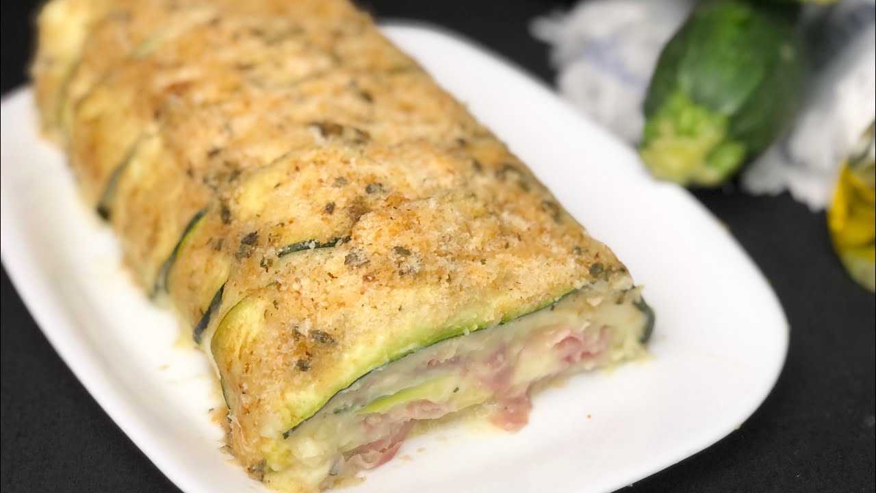 Завалка Zucchini Roll | Все сырое (УМНЫЙ и без жарки или гриля) готово в 10 минут