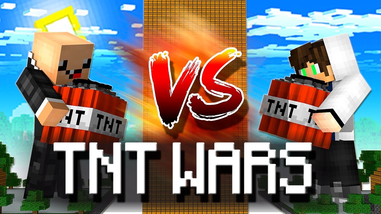 😱Мы Сыграли в TNT WARS  в Майнкрафт и это НЕВОЗМОЖНО КРУТО! НУБ И ПРО ИГРАЮТ В БИТВУ ТНТ ВАРС