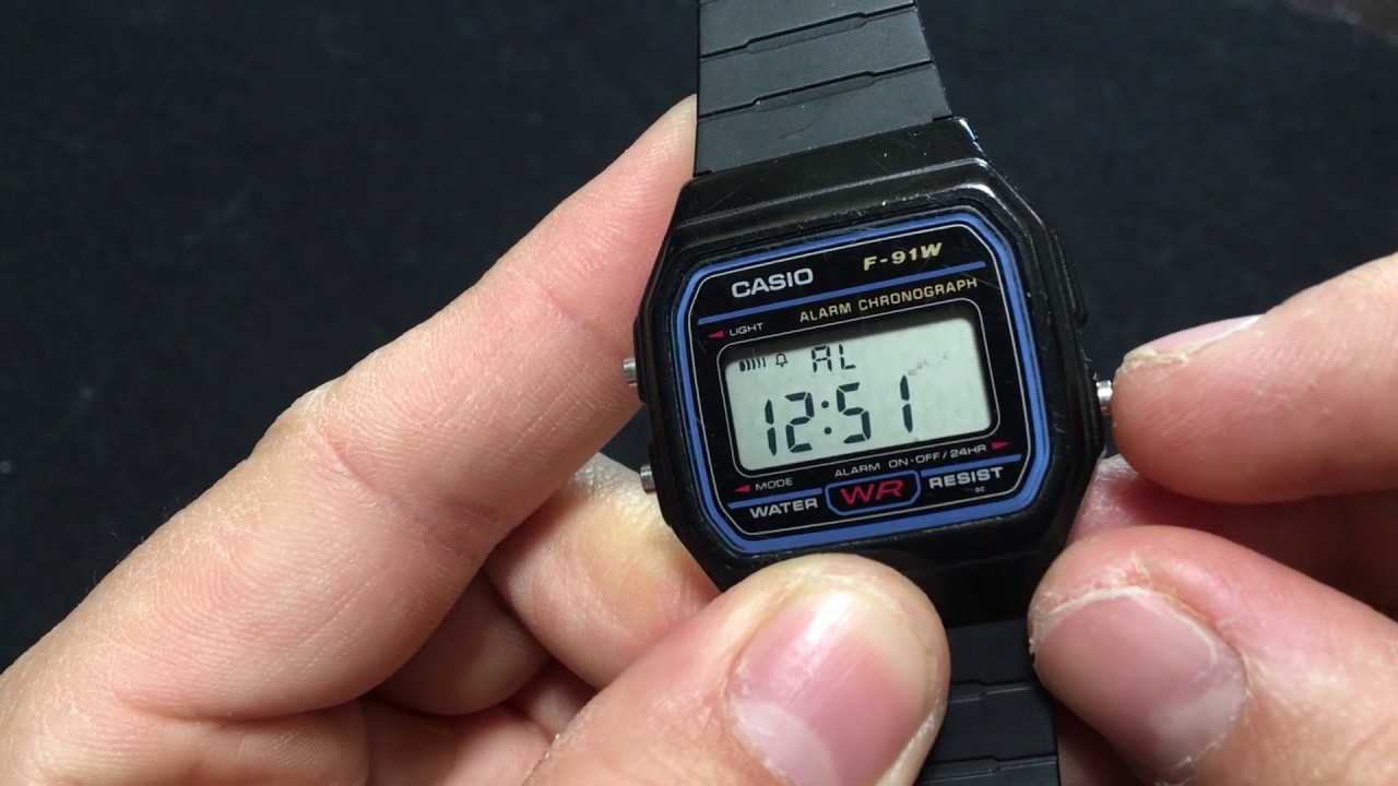 Casio F-91W Reseña y Datos Curiosos