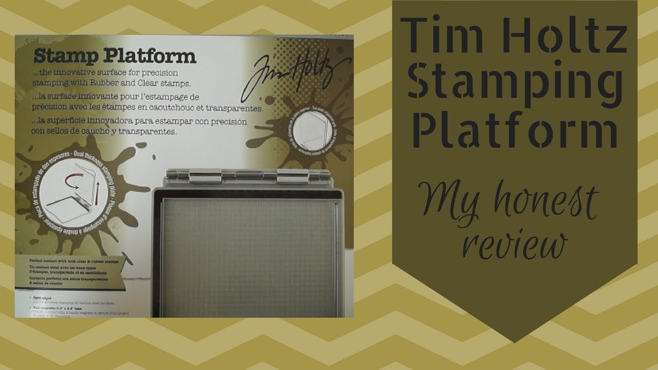 Tim Holtz Stamping Platform | My Honest Review | #NotAnExpert 😂 | July 2017