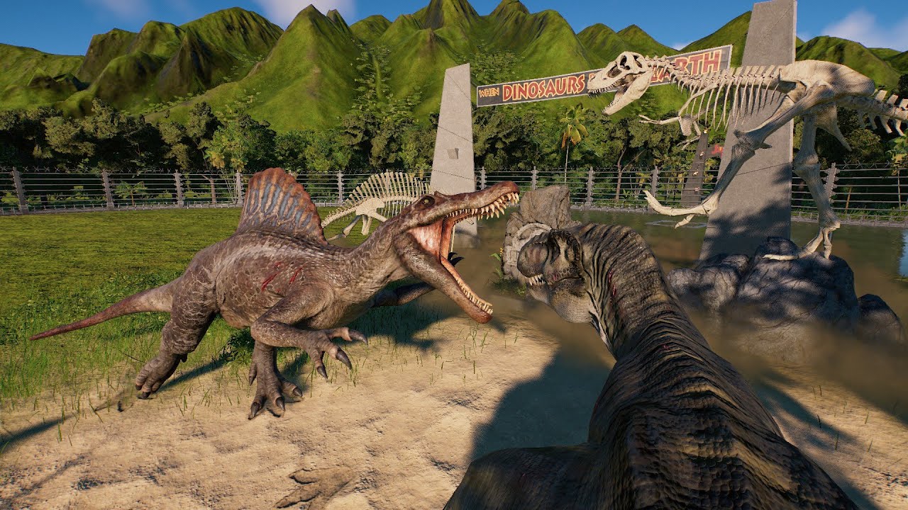 JWE2 New Spinosaurus Animations