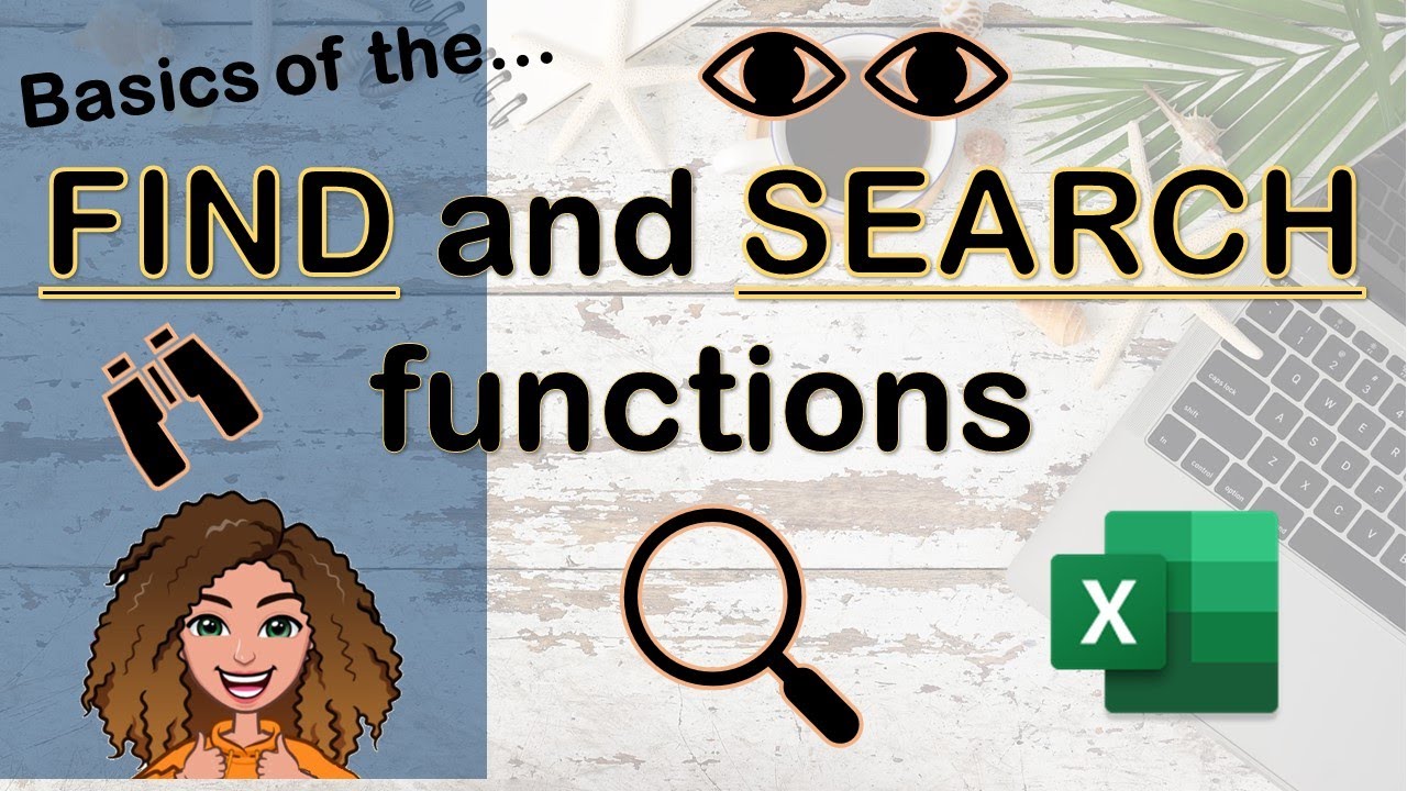 Excel for beginners:  Basics of the FIND and SEARCH functions