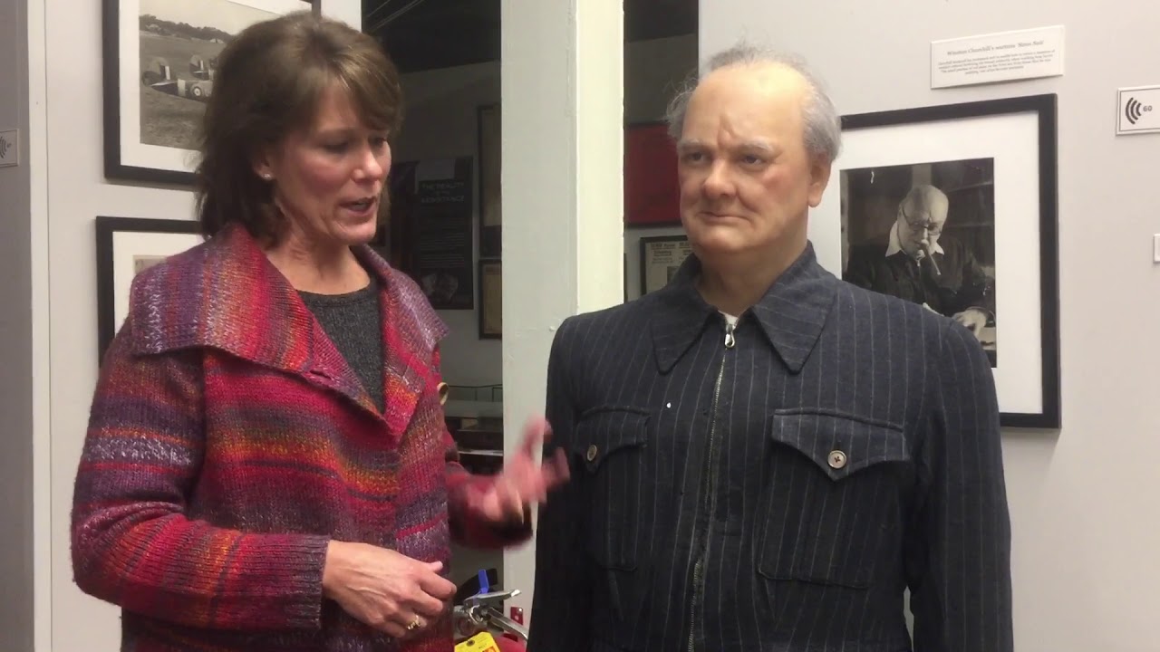 Sue Wilkins of the International Museum of World War II discusses Winston Churchill siren suits