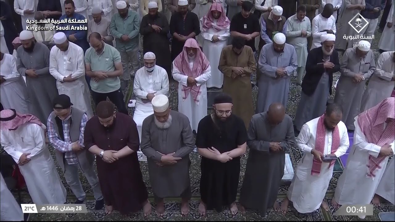 صلاة التهجد للشيخ عبدالله البعيجان ليلة 28 رمضان 1446هـ - الثلاث التسليمات الأولى
