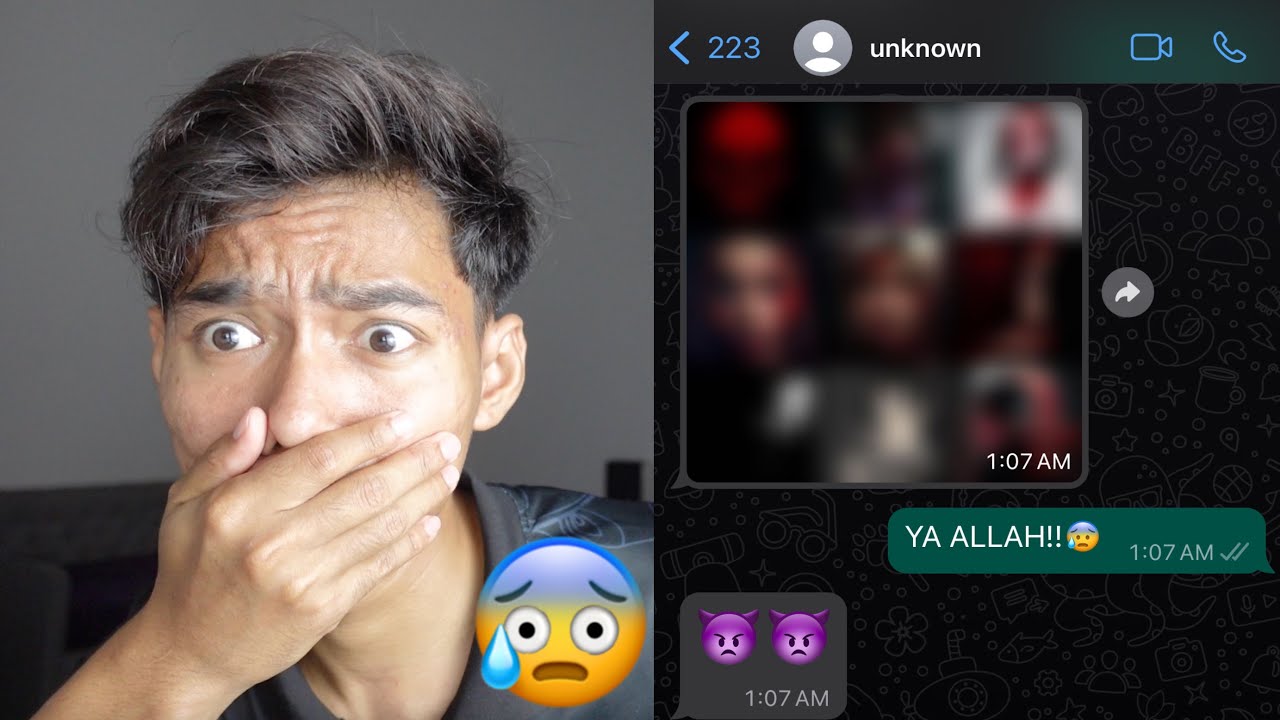 ADA ORANG TAK KENAL CHAT AKU !!! NAK PRANK AKU ??