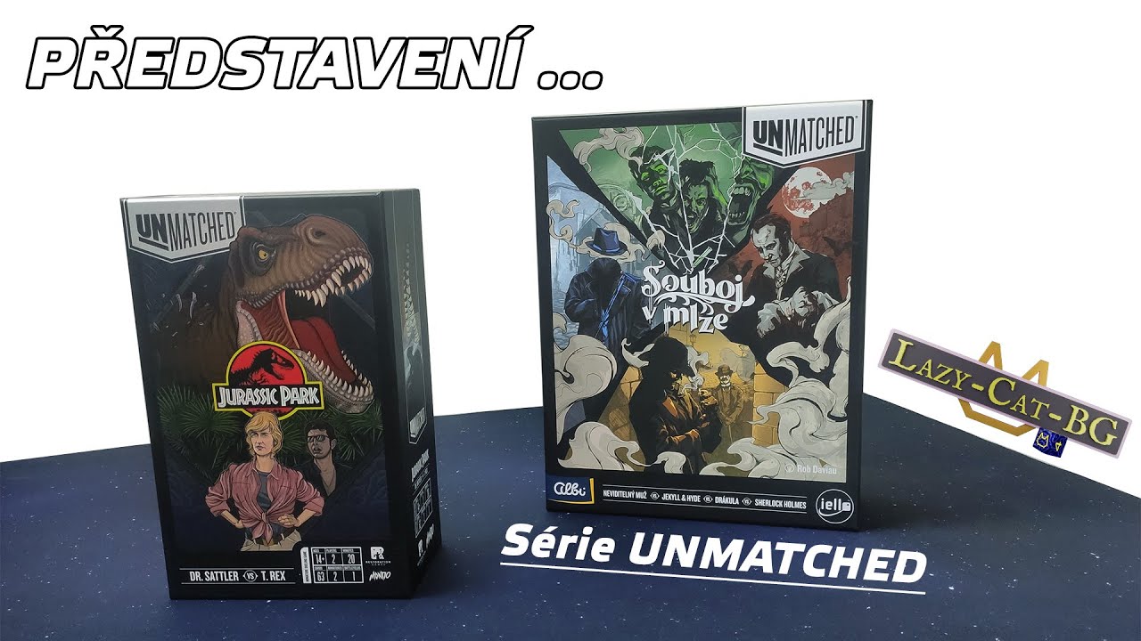 UNMATCHED - Jak se hraje, co vyjde v CZ a Jurassic Park s&eacute;rie