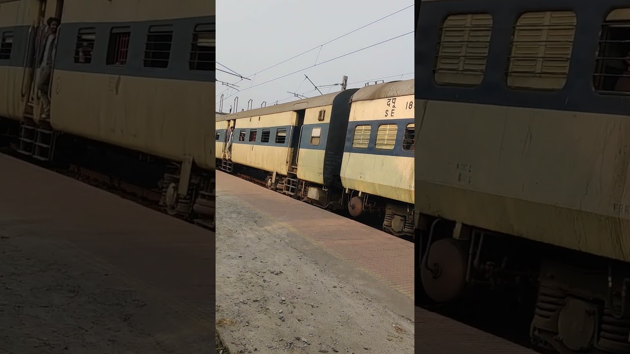 Train arrival at station