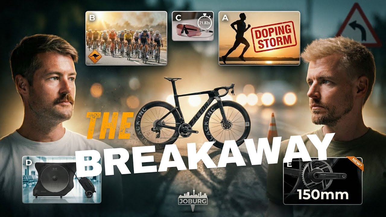 FACTOR ONE Review, Running Doping “Minefield”, Riding in Jozi, Tour Down Under | The Breakaway EP3