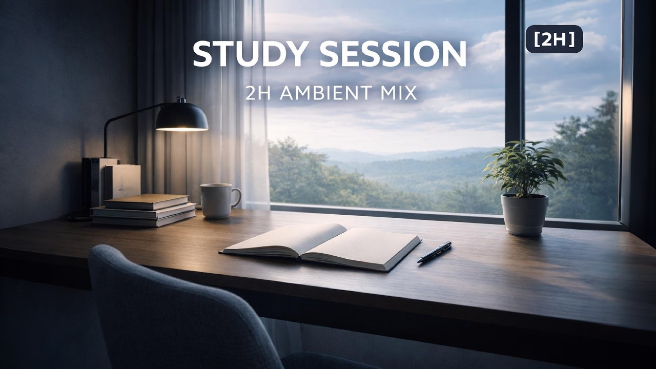 2 Hour Study Session Music for Focus & Concentration (2 Hour Ambient Mix)