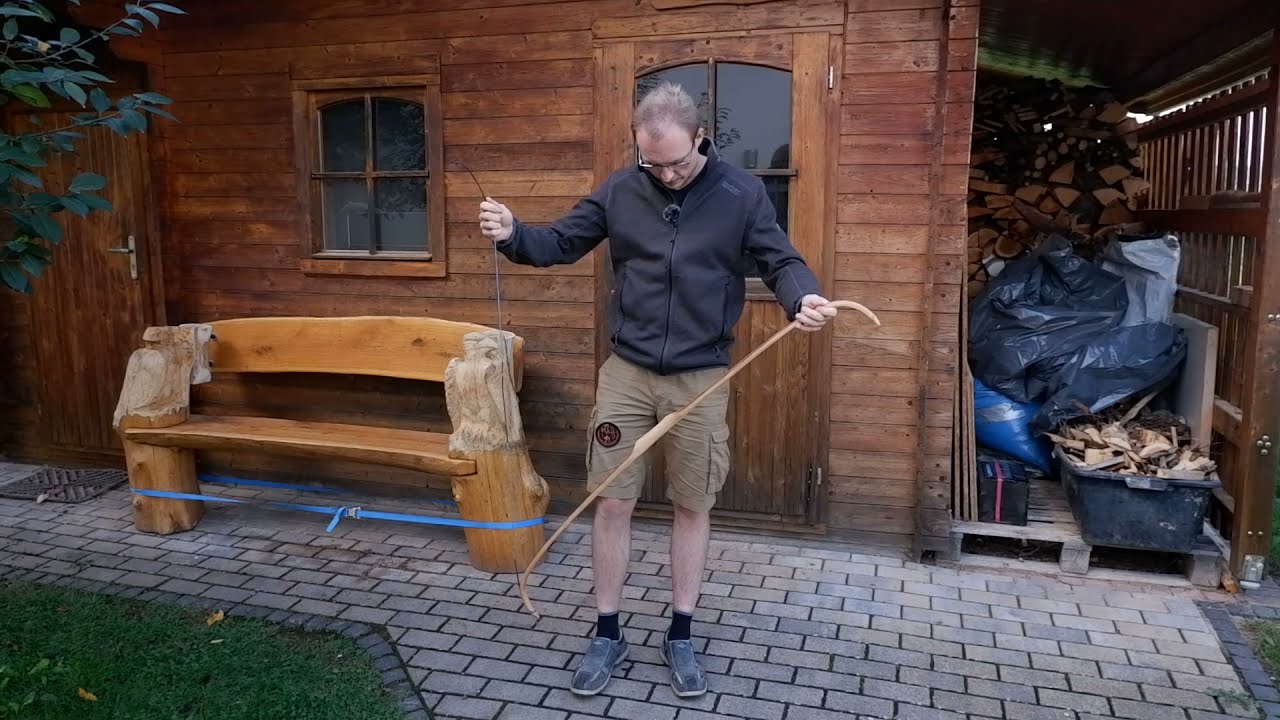 Bogen einfach und ohne Hilfsmittel spannen
