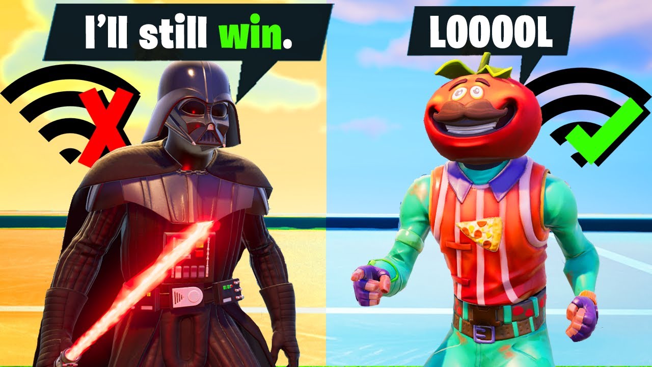 200 PING vs 0 PING (1v1)