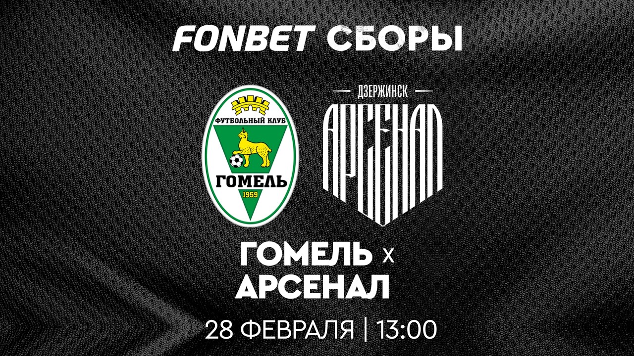 Товарищеский матч. «Гомель» — «Арсенал» (28.02.2026)