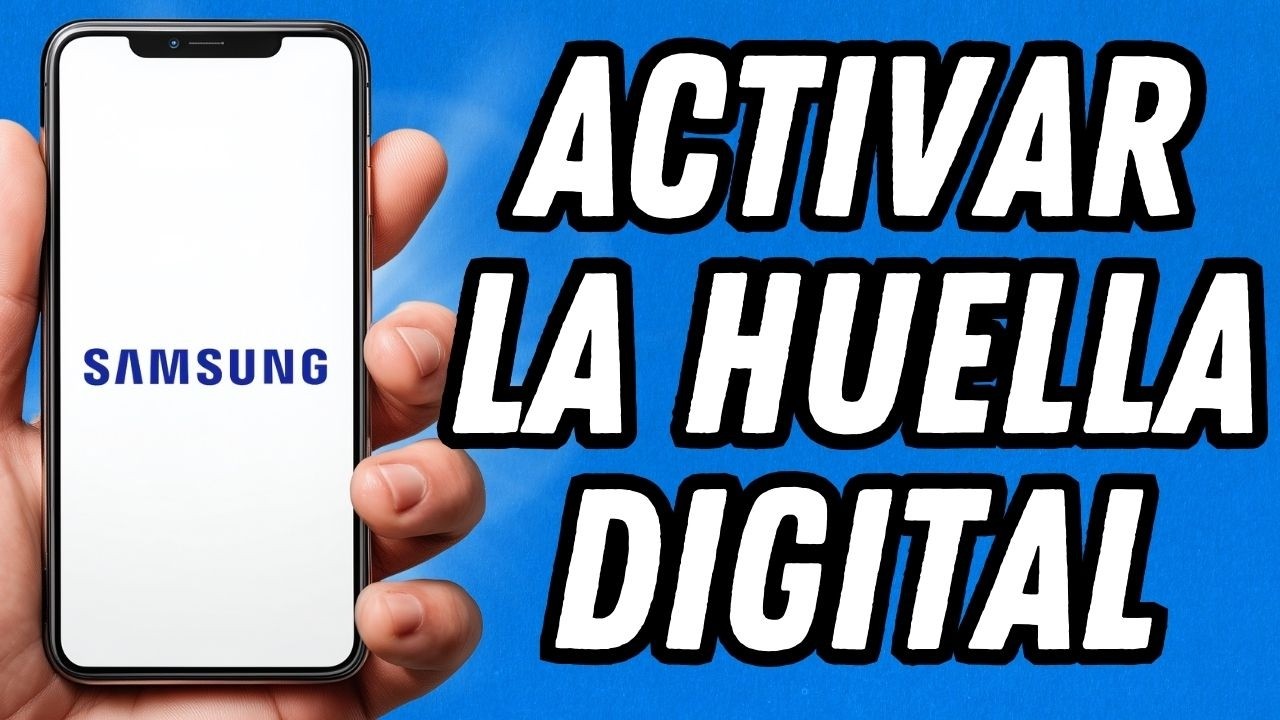 Como activar la huella digital en Samsung (TUTORIAL COMPLETO)