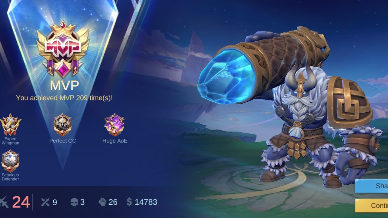 Enemy Team Shocked By My Grock 😈 | Full Gameplay MLBB #mlbb 