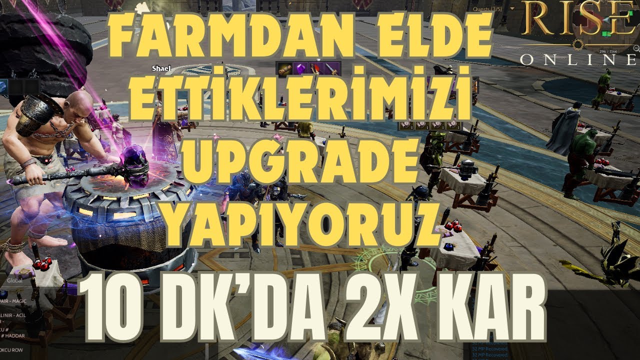 Rise Online: MASRAFSIZ İTEM BASARAK PARA KITLAMA :)