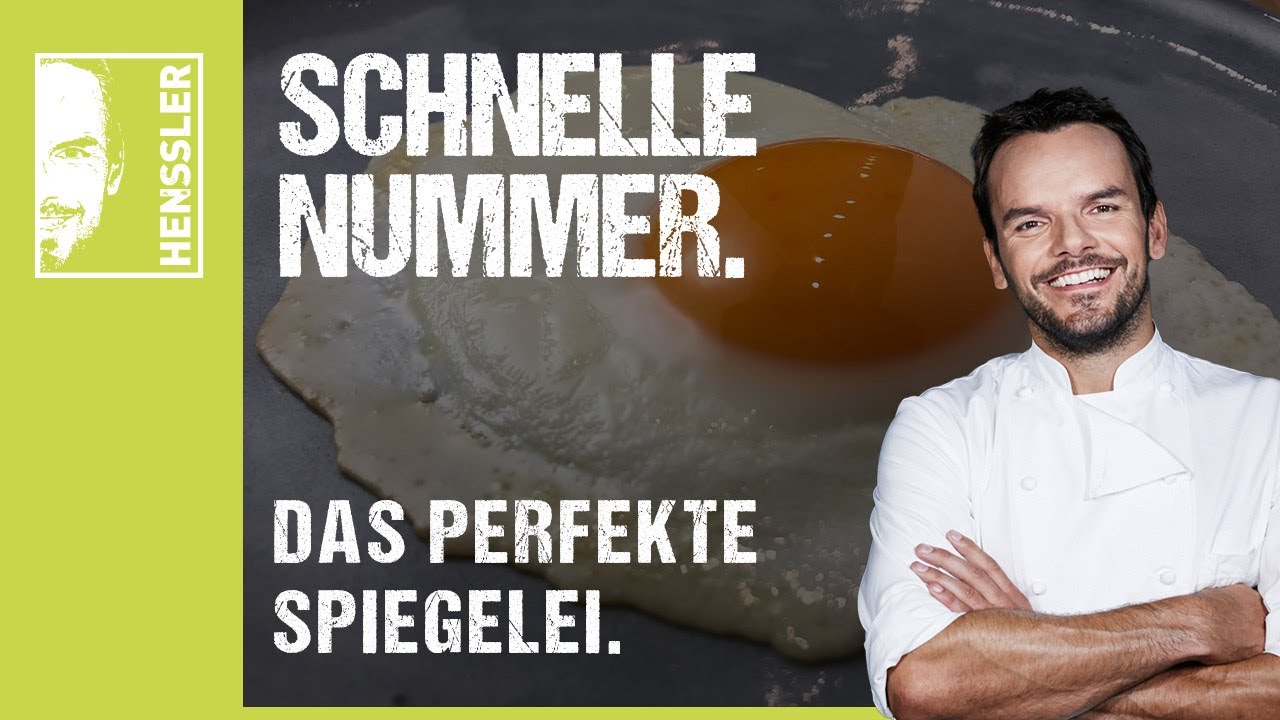 Schnelles perfektes Spiegelei- Rezept von Steffen Henssler