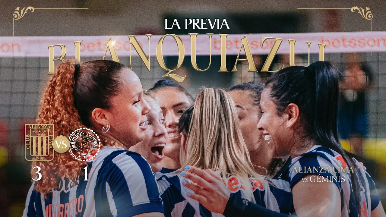 ¡PREVIA BLANQUIAZUL! ALIANZA LIMA 3-1 GÉMINIS | ALIANZA LIMA VÓLEY ⚪️🔵