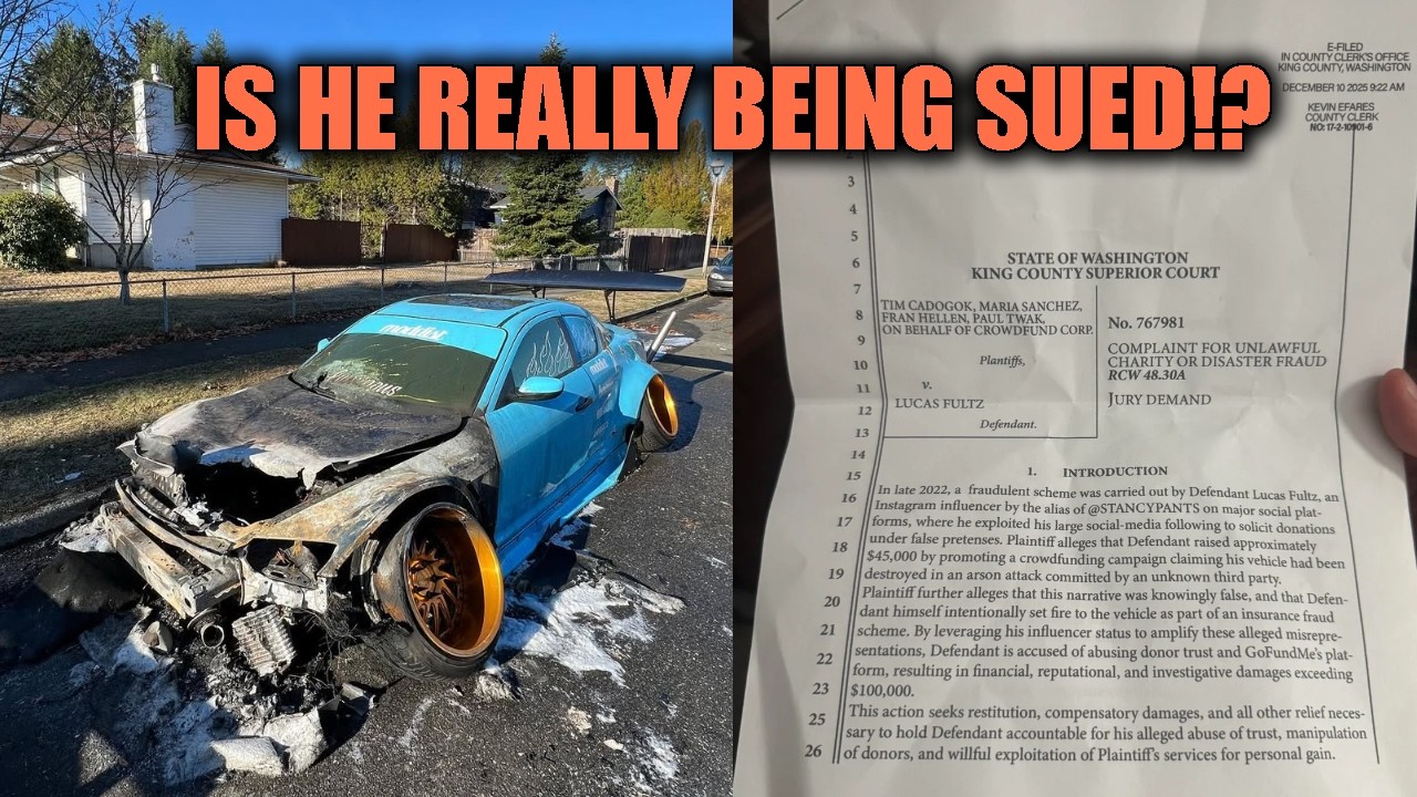 Автомобиль Stancypants RX8 снова в центре внимания — на него подали в суд?!
