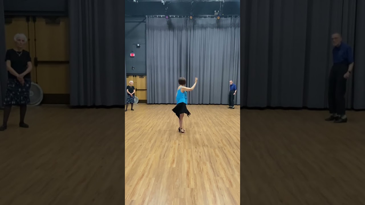 Swing Beginner Lesson: Underarm Turn Right/Left. At Bloomington, MN (Ballroom & Latin Dance Club).