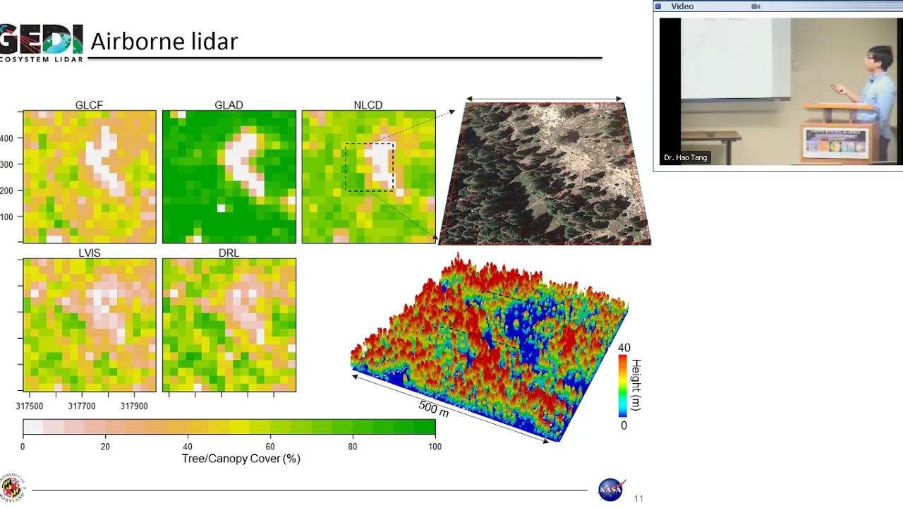Dr  Hao Tang | Mapping global canopy cover and vertical profile metrics using spaceborne lidar