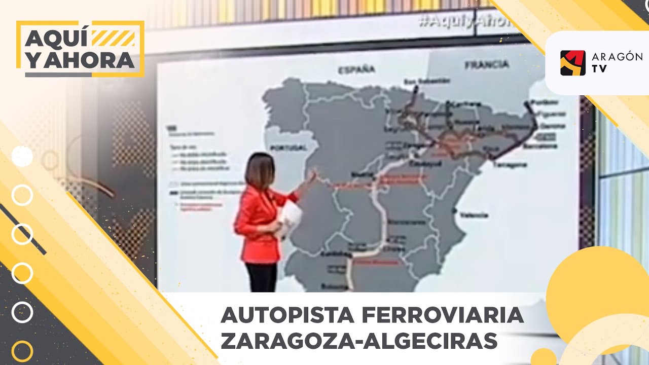 Hoy se presenta el proyecto de autopista ferroviaria Zaragoza-Algeciras