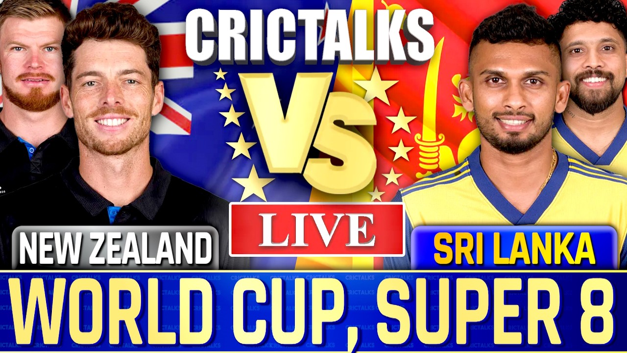 🔴 New Zealand vs Sri Lanka, T20 World Cup 2026 Live Cricket Match Today Score Commentary 2nd Inning