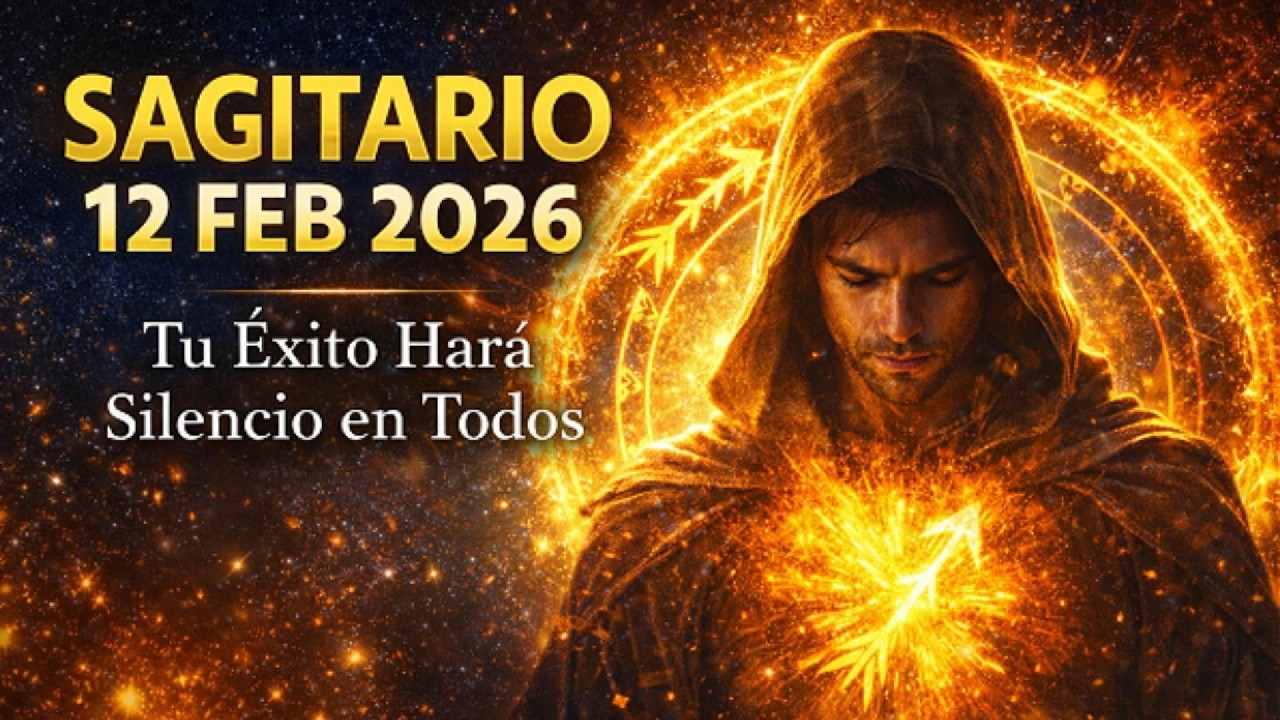 SAGITARIO ♐ — Tu Éxito Hará Silencio en Quienes Dudaron de Ti  Serás Millonario 12 FEB 2026