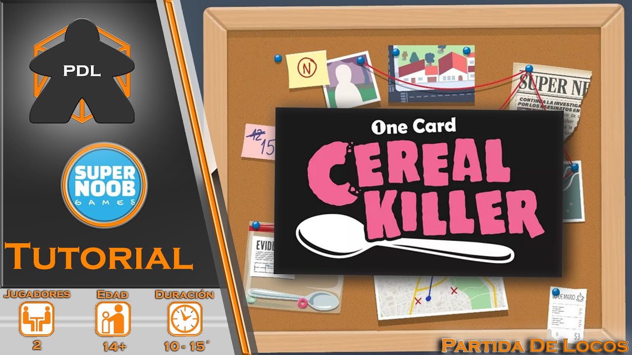 Cereal Killer - One Card | Tutorial | Super Noob Games | Julián Tunni | Partida de Locos |