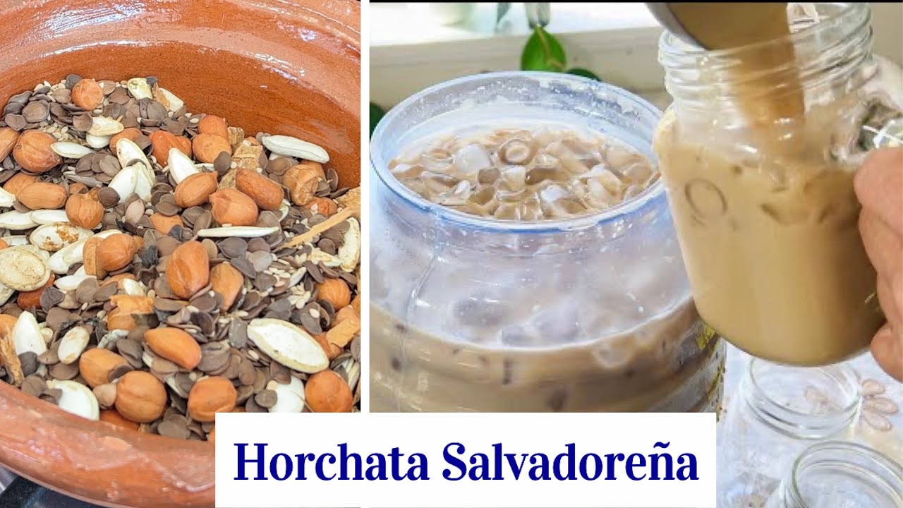 Como hacer HORCHATA SALVADOREÑA de morro y las demás especies que le dan ese autentico sabor