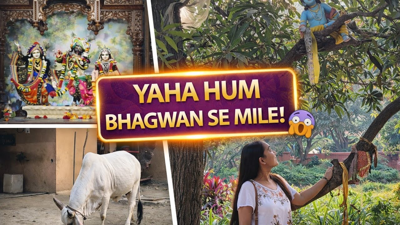 Govardhan Ecovillage Palghar 🌿 | Peaceful Weekend Getaway Near Mumbai | Mini Vrindavan Palghar Vlog
