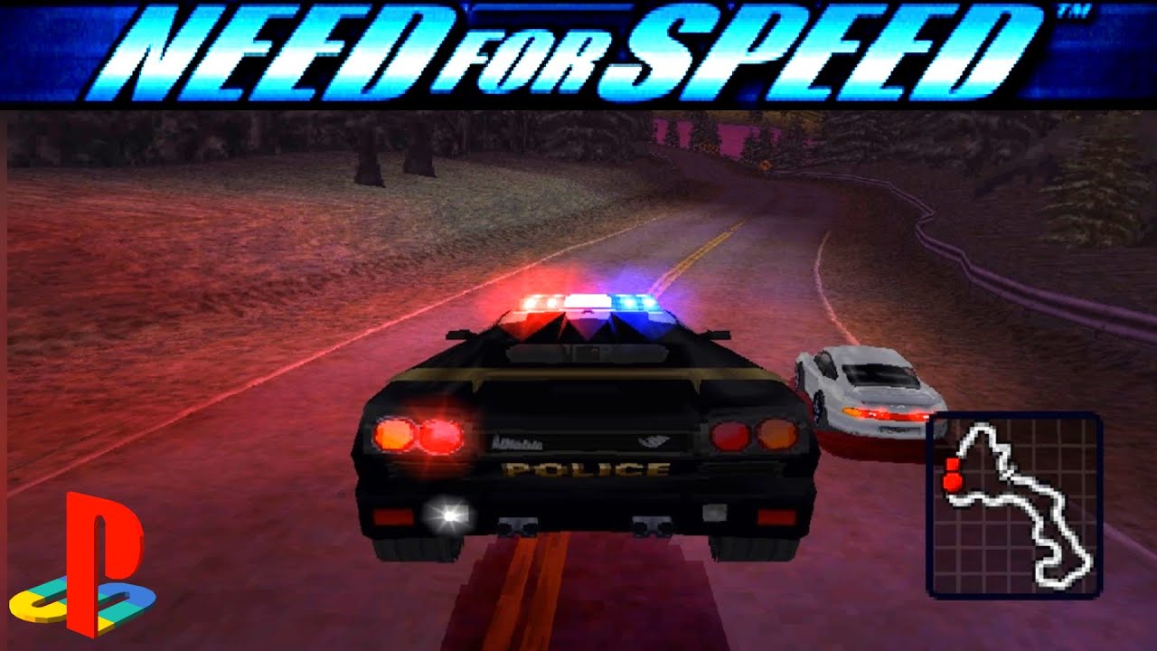 Need for Speed: High Stakes (PS1) 1999. Lamborghini Diablo SV - North American Police