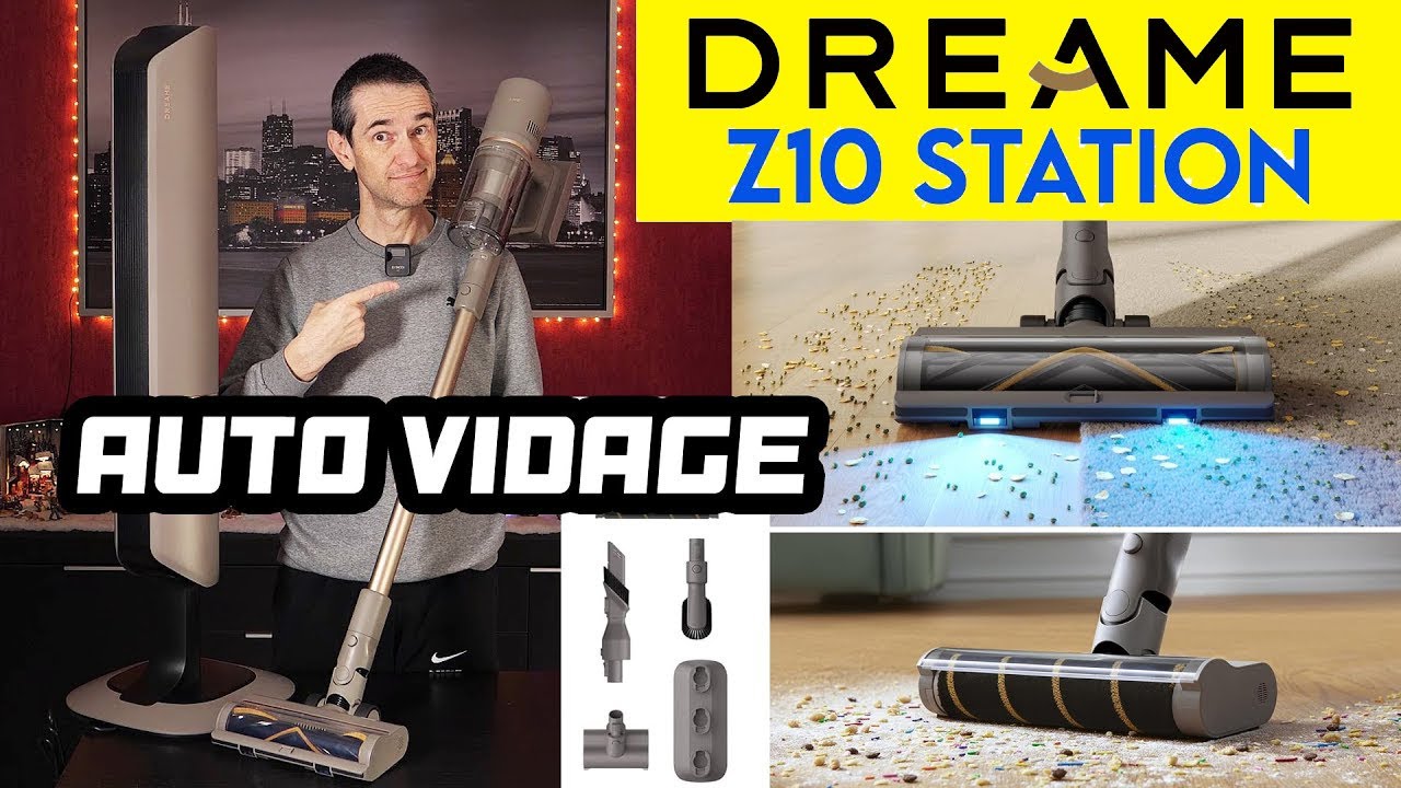 ✅  TEST DREAME Z10 STATION : L'ASPIRATEUR PUISSANT AVEC STATION DE BASE ✅