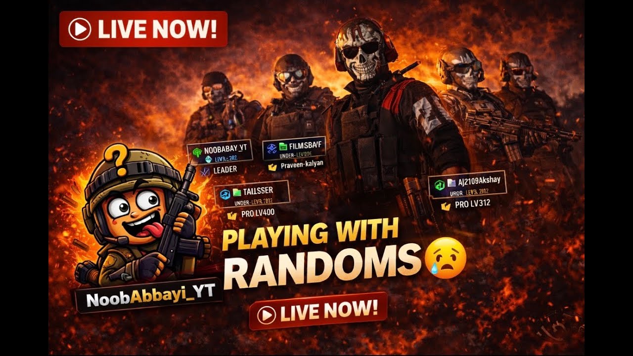 🔴 LIVE | Noob Gameplay 😄🔥 | CODM & Fun | NoobAbbayi_YT #LiveGaming #CODMRanked #TeluguLive