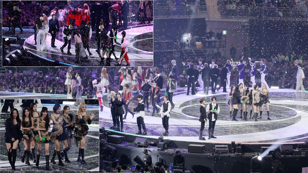 MMA 2023 전출연자 Ending 엔딩 아이브(IVE)영지 친목 +NewJeans (뉴진스) 보이넥스트도어 인사+에스파(AESPA),NCT Dream ,샤이니,제베원, 스테이씨