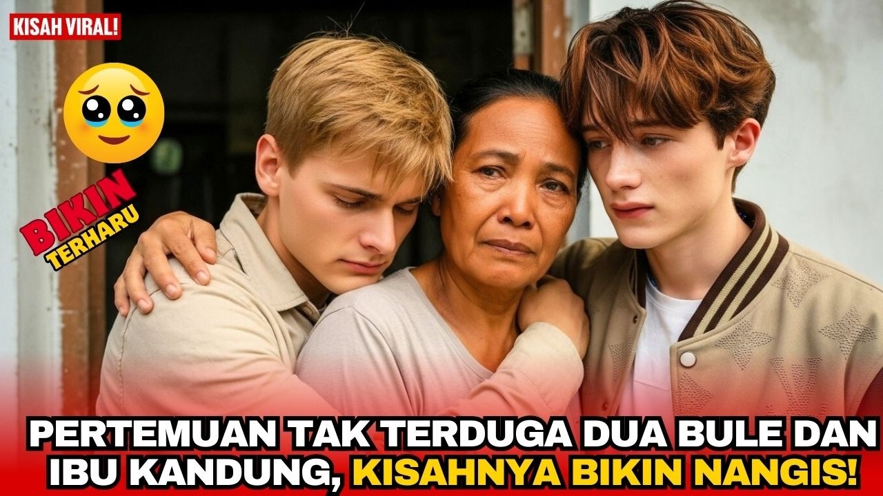 DUA BULE DATANG KE INDONESIA TANPA HARAPAN, TANGISAN PECAH SAAT BERTEMU IBU KANDUNGNYA!